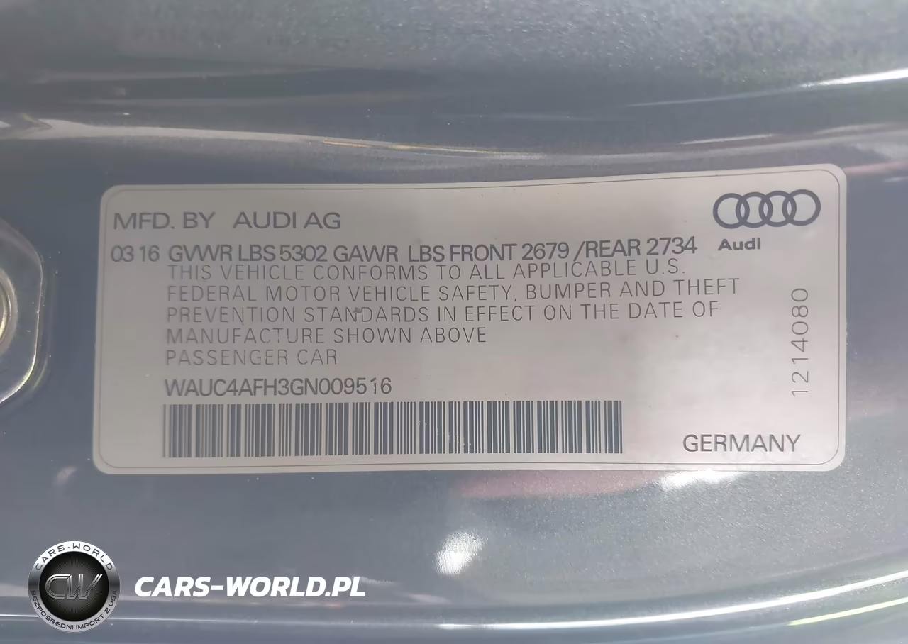 2016 Audi S5 3.0T Premium Plus VIN:WAUC4AFH3GN009516 - 9