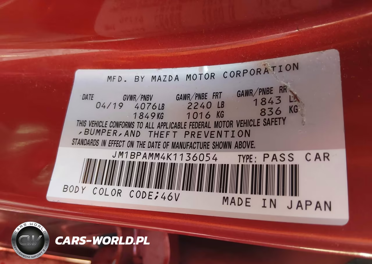 2019 Mazda Mazda3 Preferred Package VIN:JM1BPAMM4K1136054 - 9