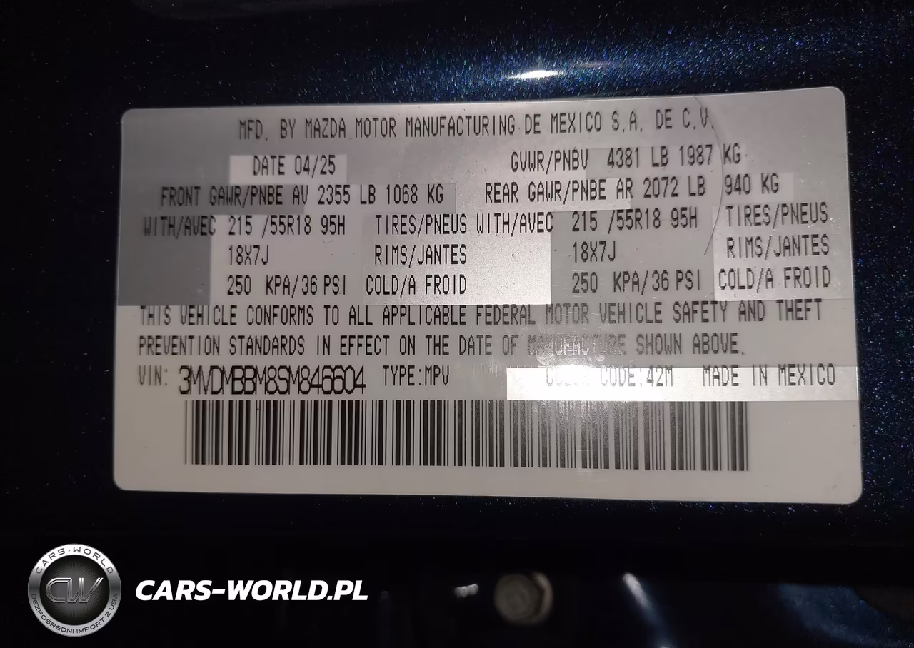 2025 Mazda Cx-30 2.5 S Select Sport VIN:3MVDMBBM8SM846604 - 9