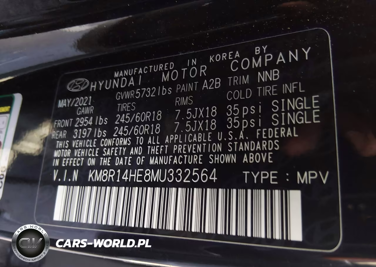 2021 Hyundai Palisade Se VIN:KM8R14HE8MU332564 - 9