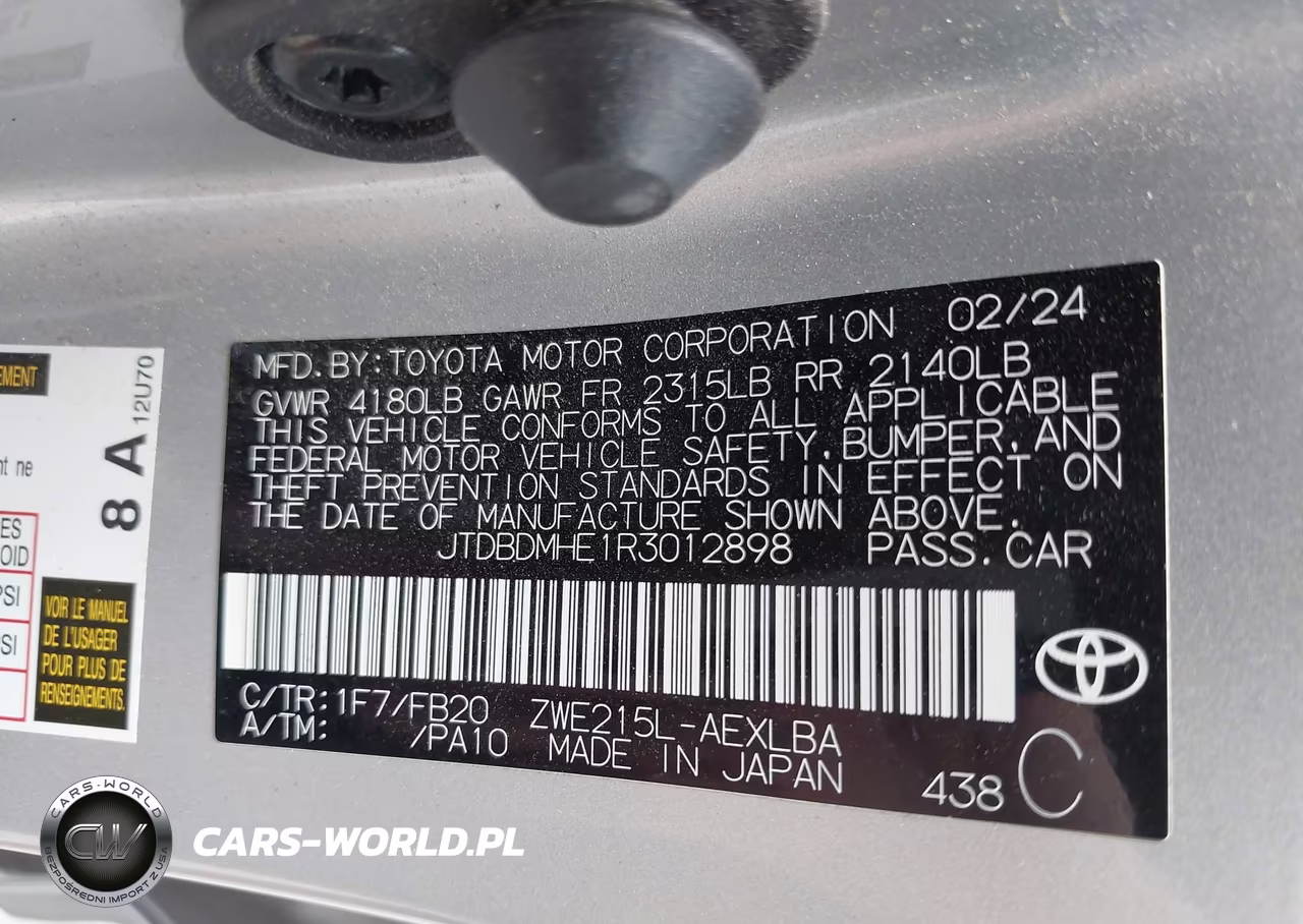 2024 Toyota Corolla Hybrid Le VIN:JTDBDMHE1R3012898 - 9