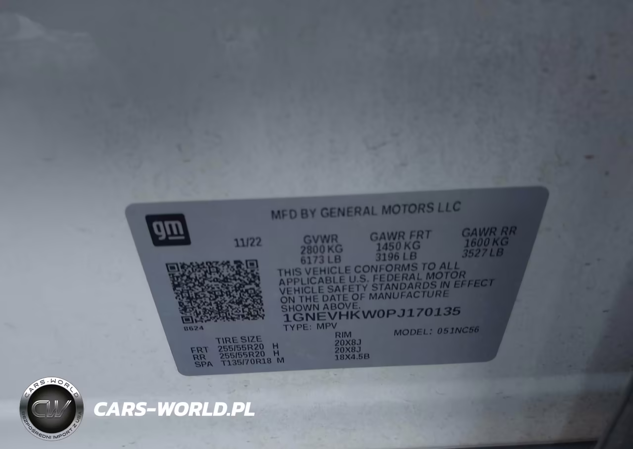 2023 Chevrolet Traverse Awd Lt Leather VIN:1GNEVHKW0PJ170135 - 9