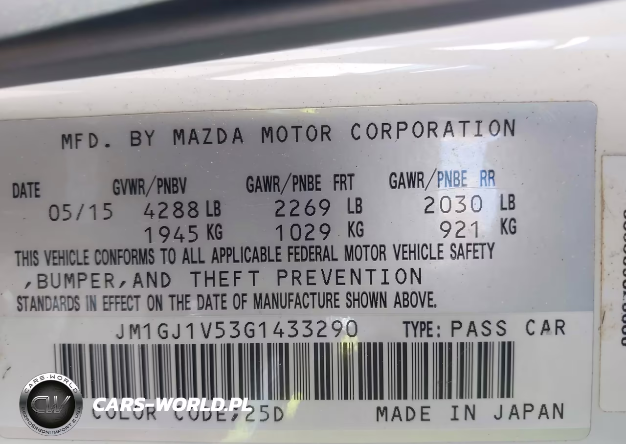 2016 Mazda Mazda6 I Touring VIN:JM1GJ1V53G1433290 - 9