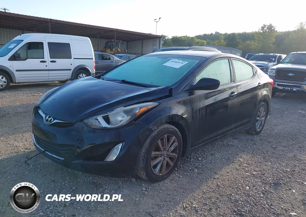 2014 Hyundai Elantra Se VIN:5NPDH4AE1EH488459 - 2