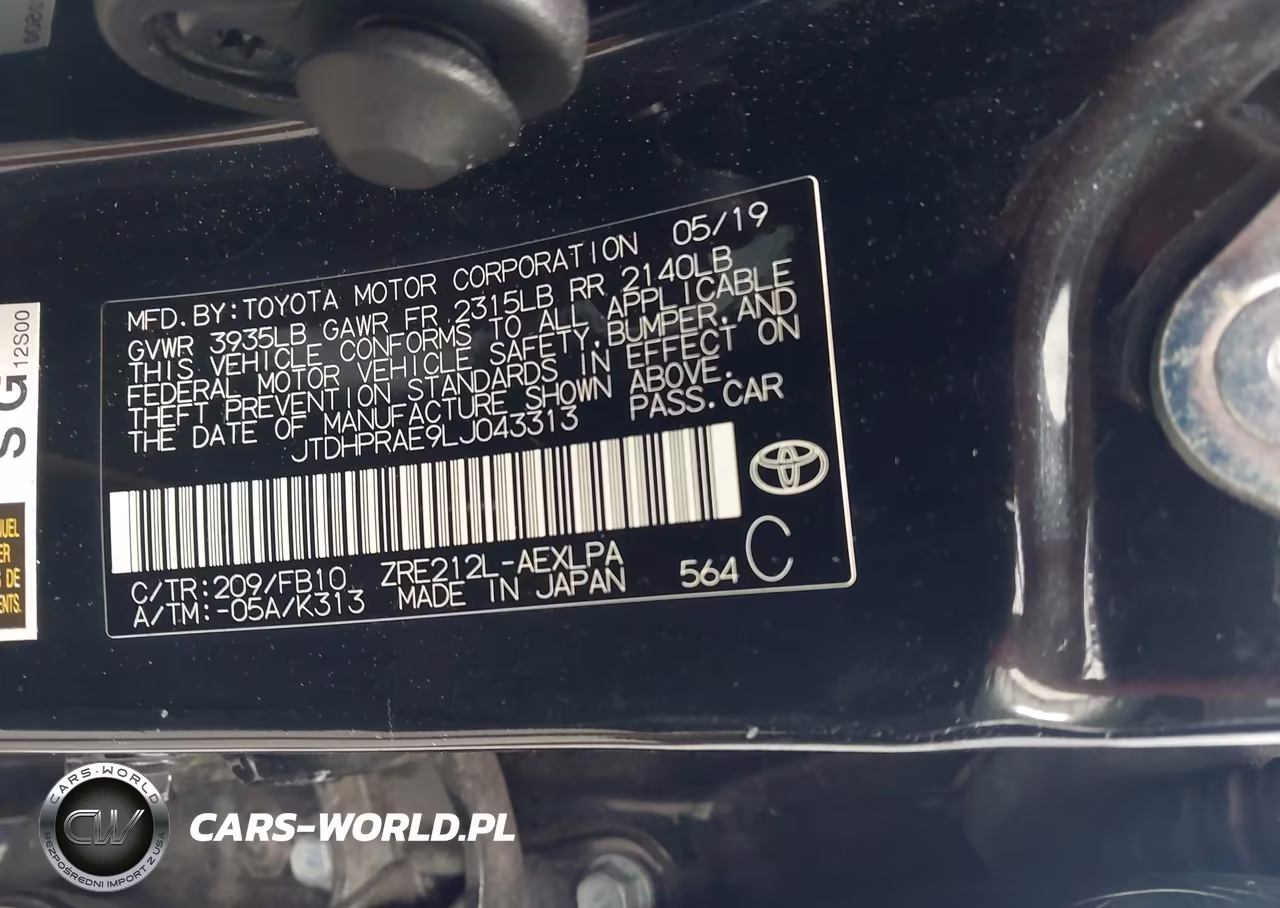2020 Toyota Corolla Le VIN:JTDHPRAE9LJ043313 - 9