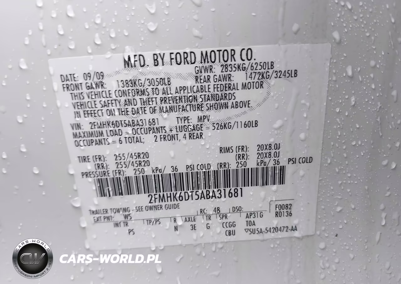 2010 Ford Flex Limited VIN:2FMHK6DT5ABA31681 - 9
