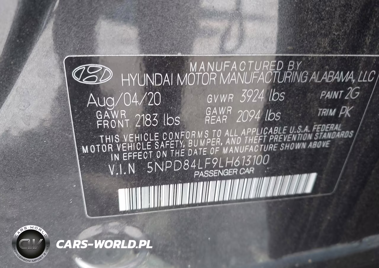 2020 Hyundai Elantra Sel VIN:5NPD84LF9LH613100 - 9