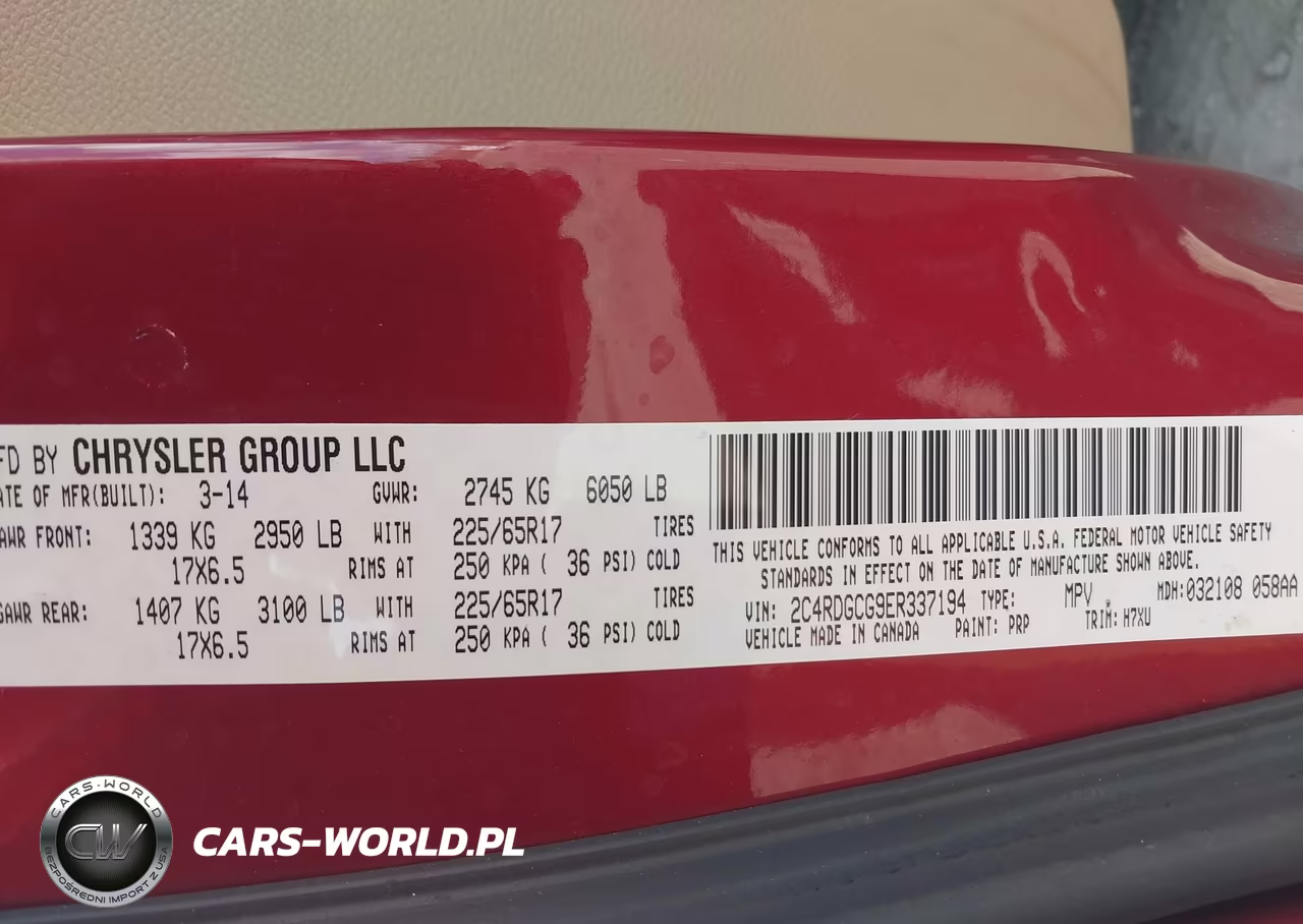2014 Dodge Grand Caravan Sxt VIN:2C4RDGCG9ER337194 - 9