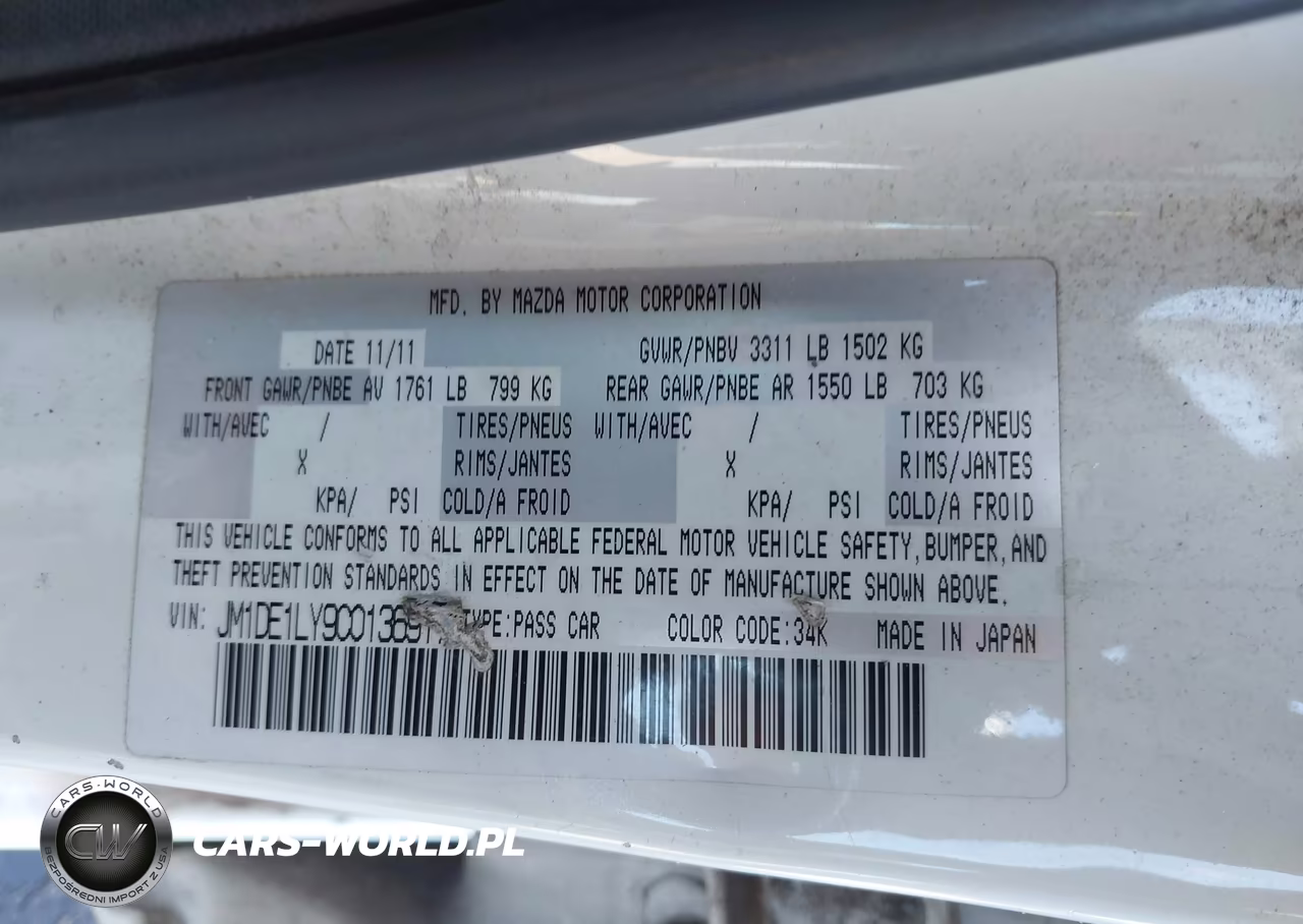 2012 Mazda Mazda2 Touring VIN:JM1DE1LY9C0136917 - 9