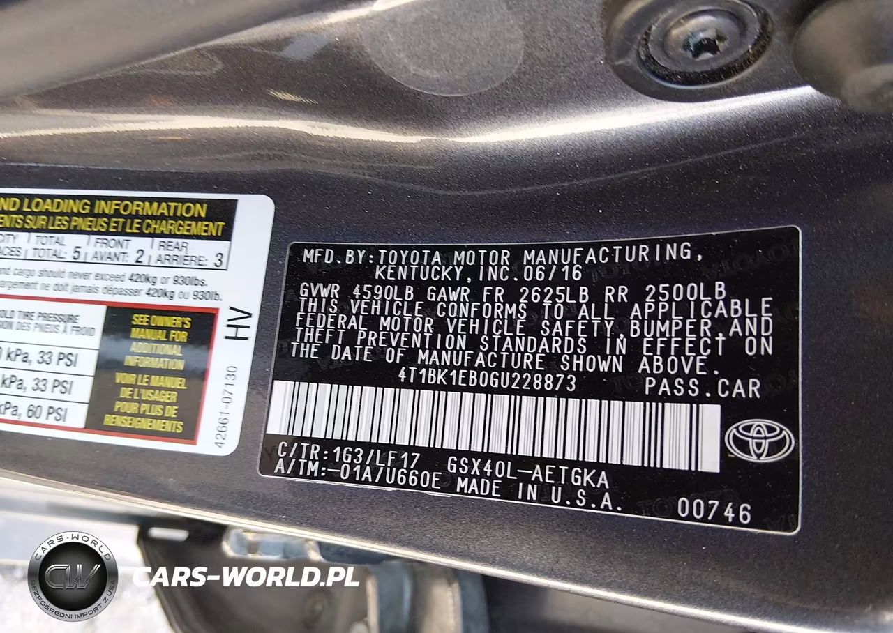 2016 Toyota Avalon Xle Premium VIN:4T1BK1EB0GU228873 - 9