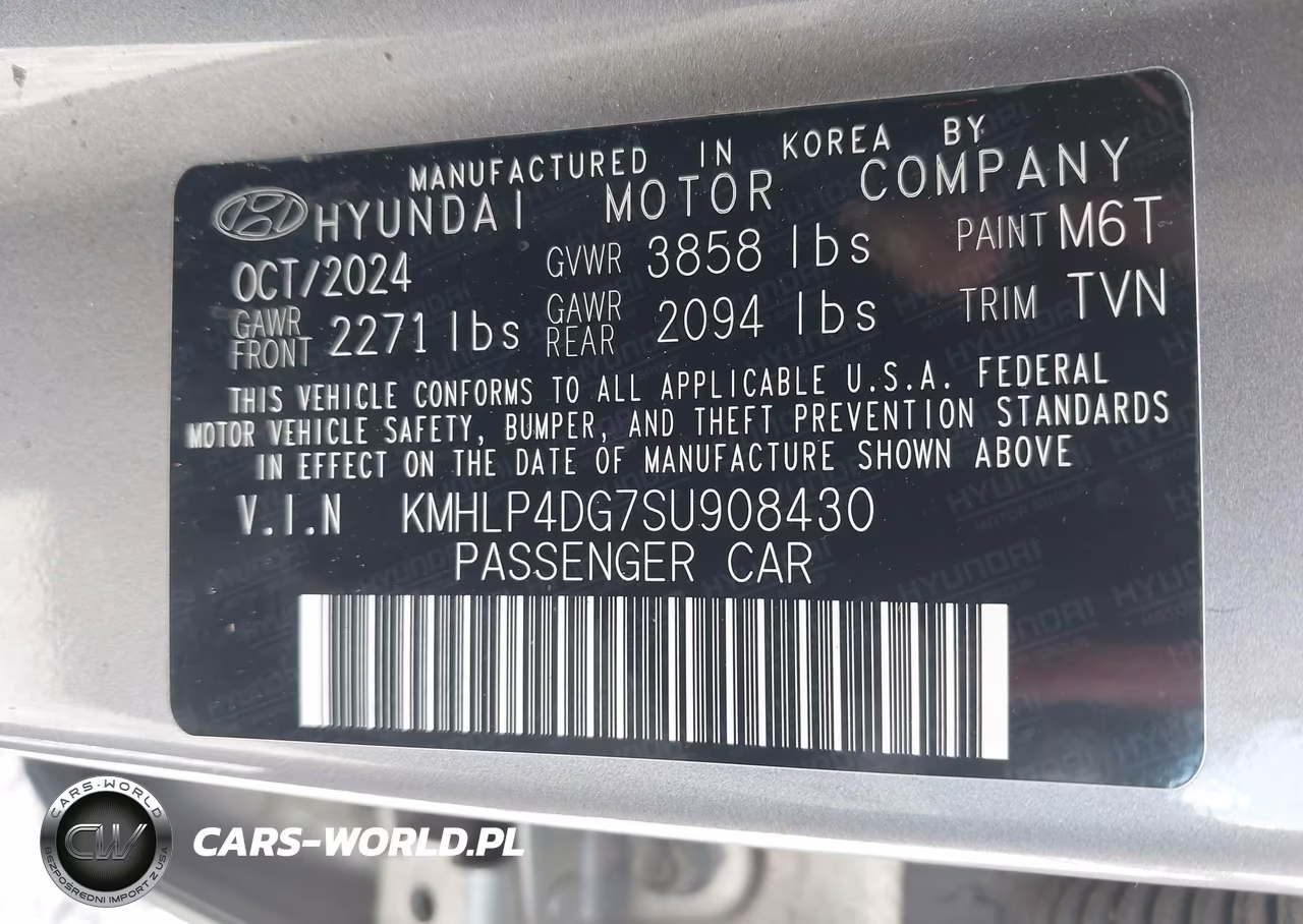 2025 Hyundai Elantra Limited VIN:KMHLP4DG7SU908430 - 9