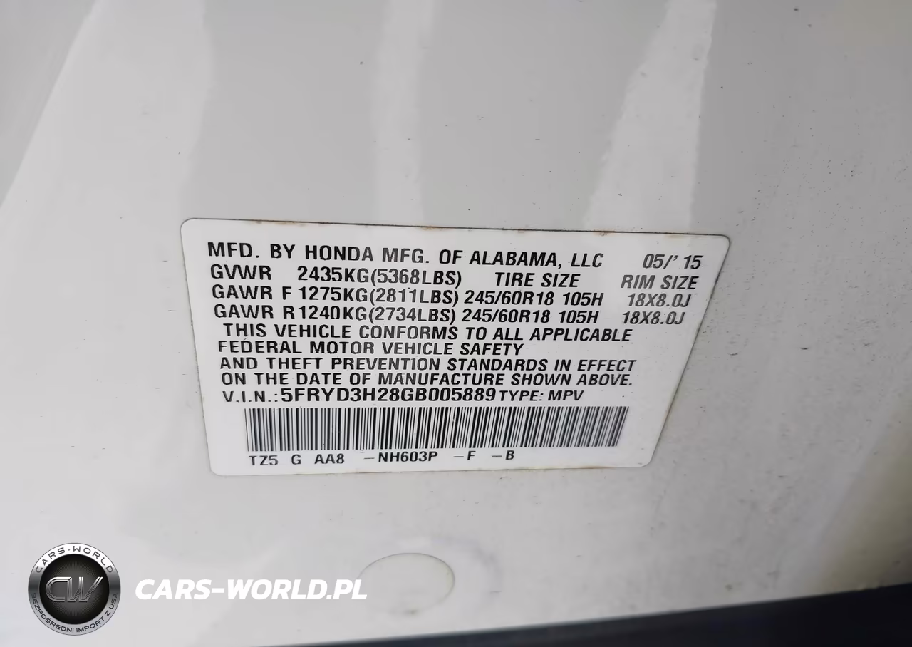 2016 Acura Mdx Acurawatch Plus Package VIN:5FRYD3H28GB005889 - 9