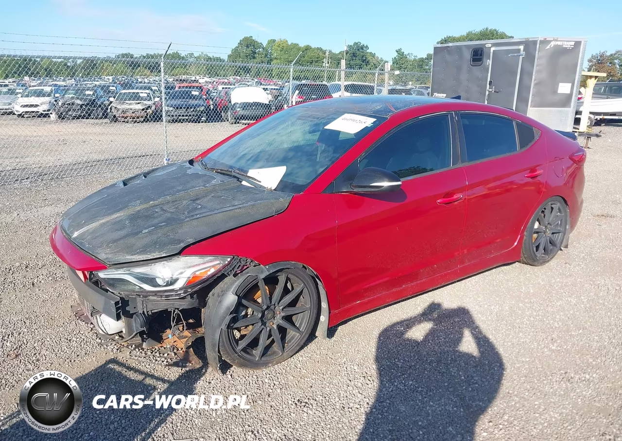 2017 Hyundai Elantra Sport VIN:KMHD04LB1HU341140 - 2