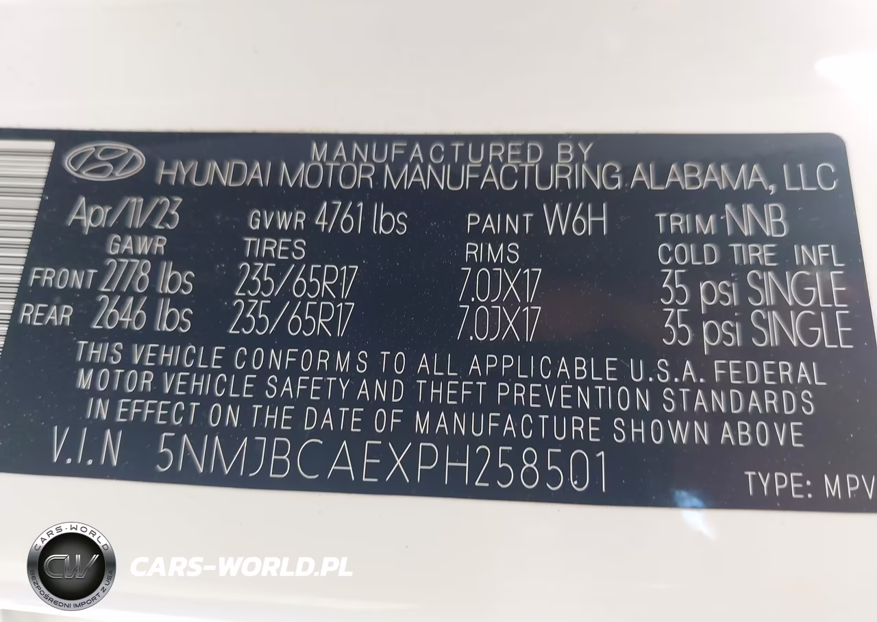 2023 Hyundai Tucson Sel VIN:5NMJBCAEXPH258501 - 9