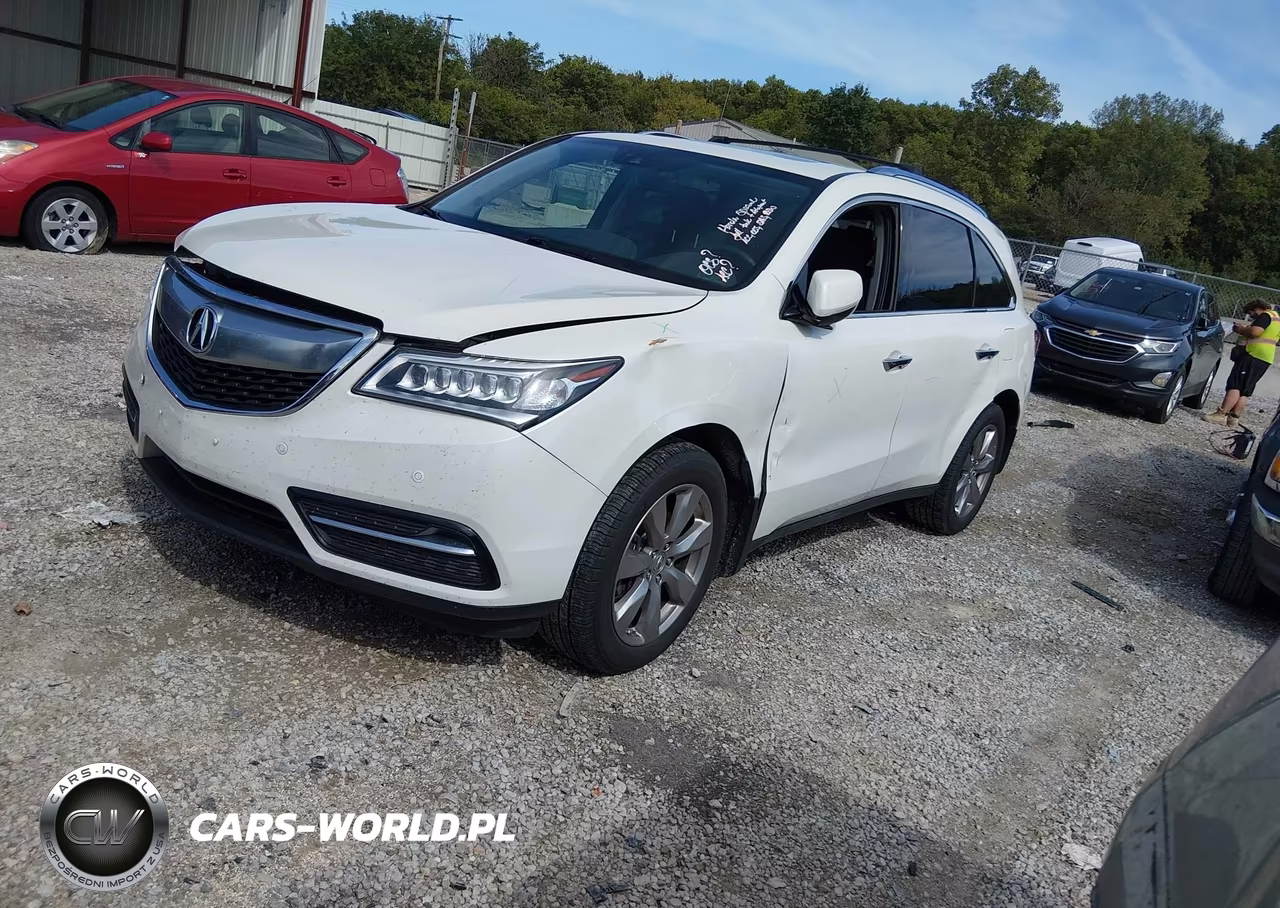 2016 Acura Mdx Advance Entertainment Packages-Advance Package VIN:5FRYD4H96GB026808 - 2
