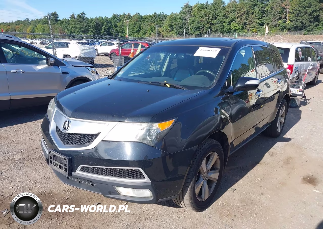 2011 Acura Mdx VIN:2HNYD2H25BH535598 - 2