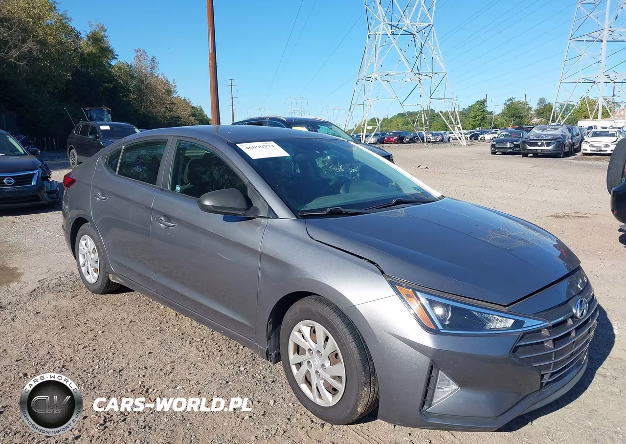 2019 Hyundai Elantra Se VIN:5NPD74LF6KH435924 - 1