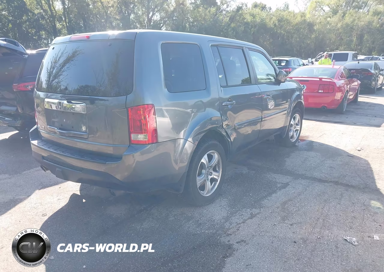 2012 Honda Pilot Ex-L VIN:5FNYF3H51CB030519 - 4