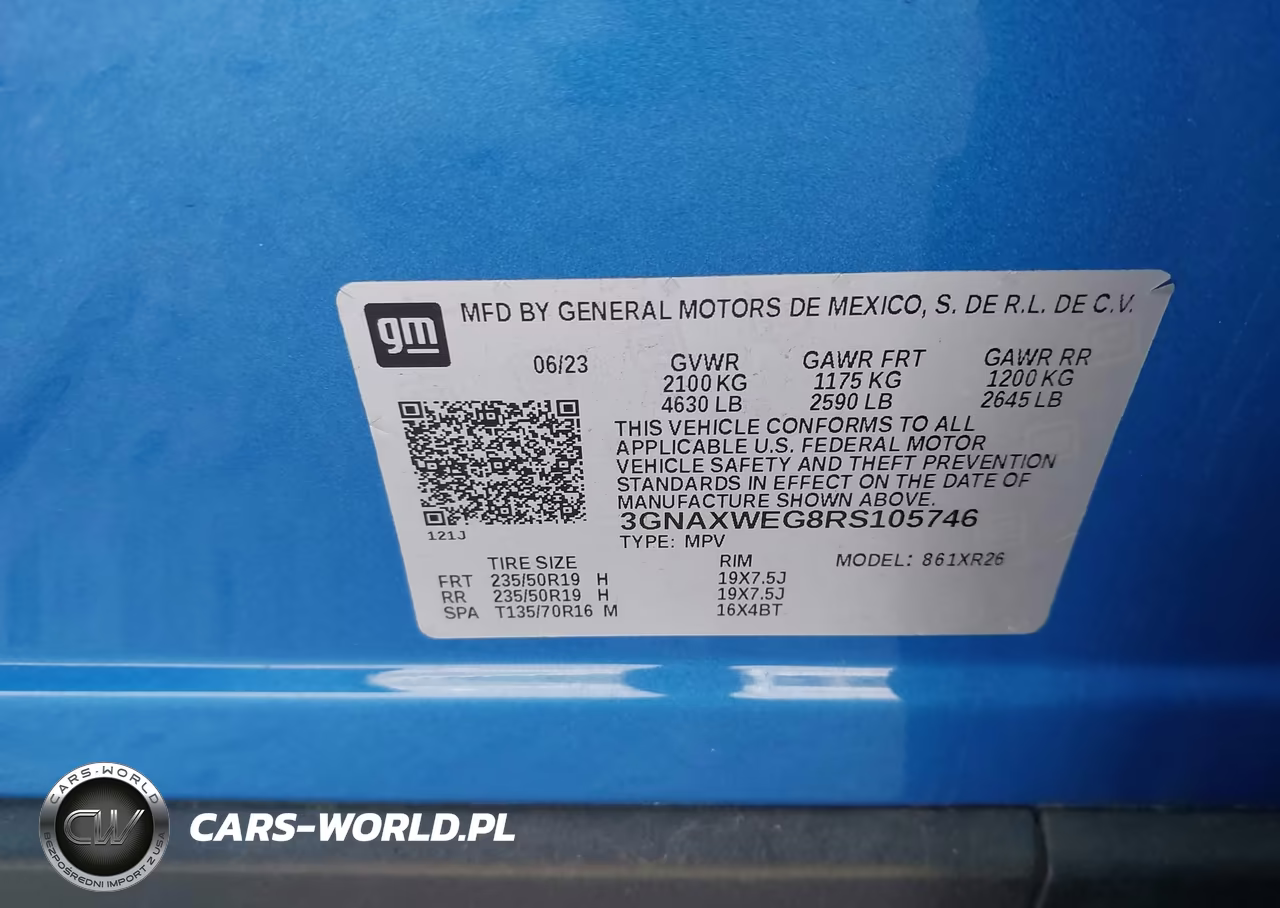 2024 Chevrolet Equinox Awd Rs VIN:3GNAXWEG8RS105746 - 9