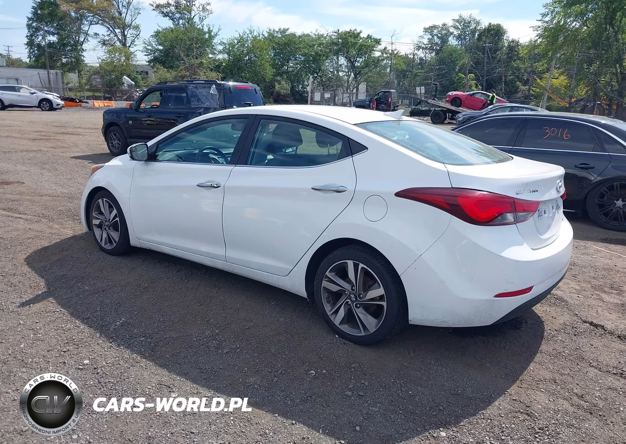 2016 Hyundai Elantra Limited VIN:5NPDH4AE2GH669007 - 3