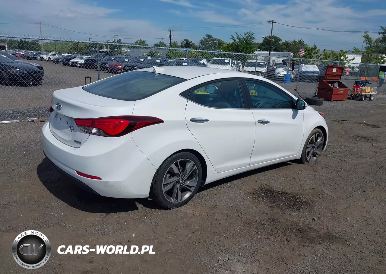 2016 Hyundai Elantra Limited VIN:5NPDH4AE2GH669007 - 4