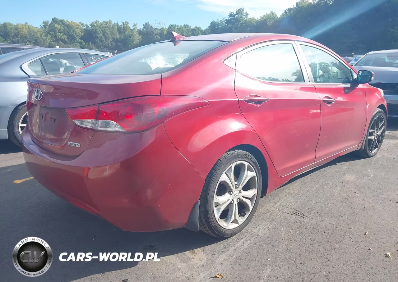 2013 Hyundai Elantra Limited VIN:KMHDH4AE2DU669148 - 4