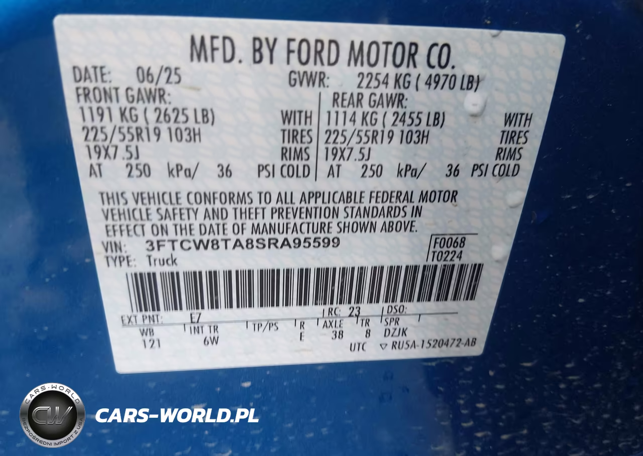 2025 Ford Maverick Lobo Standard VIN:3FTCW8TA8SRA95599 - 9