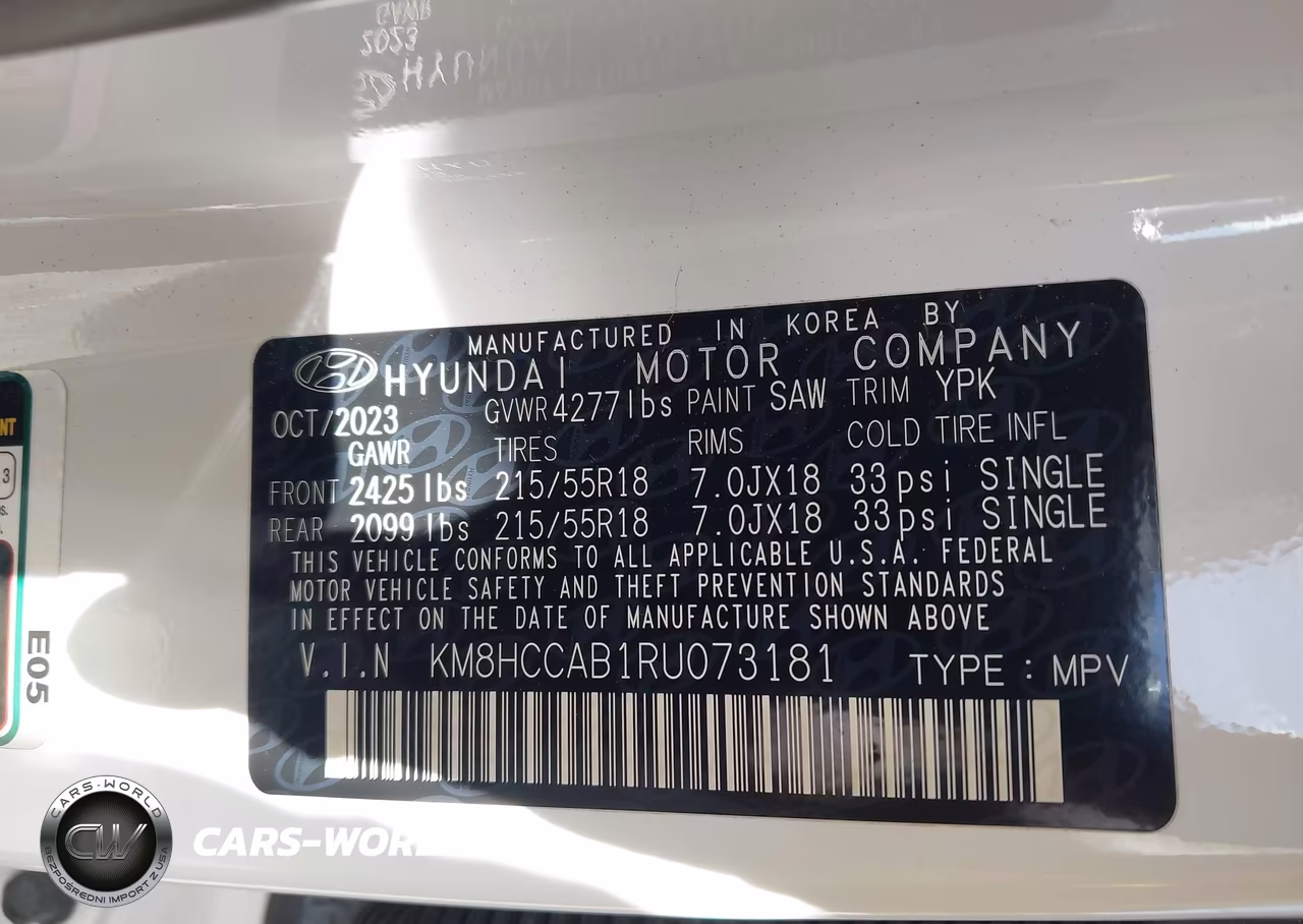 2024 Hyundai Kona Sel VIN:KM8HCCAB1RU073181 - 9