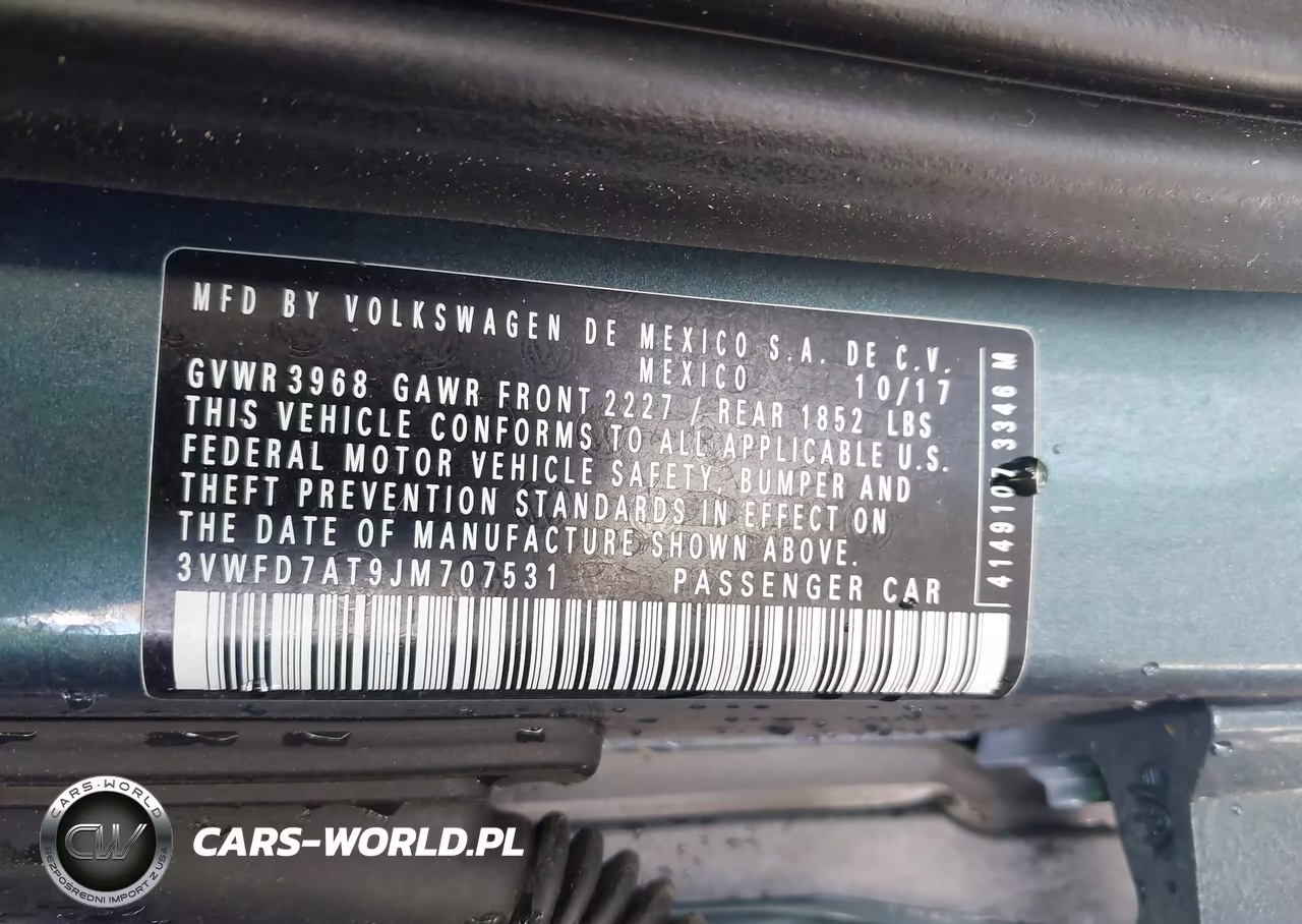 2018 Volkswagen Beetle 2.0T Coast-2.0T S VIN:3VWFD7AT9JM707531 - 9