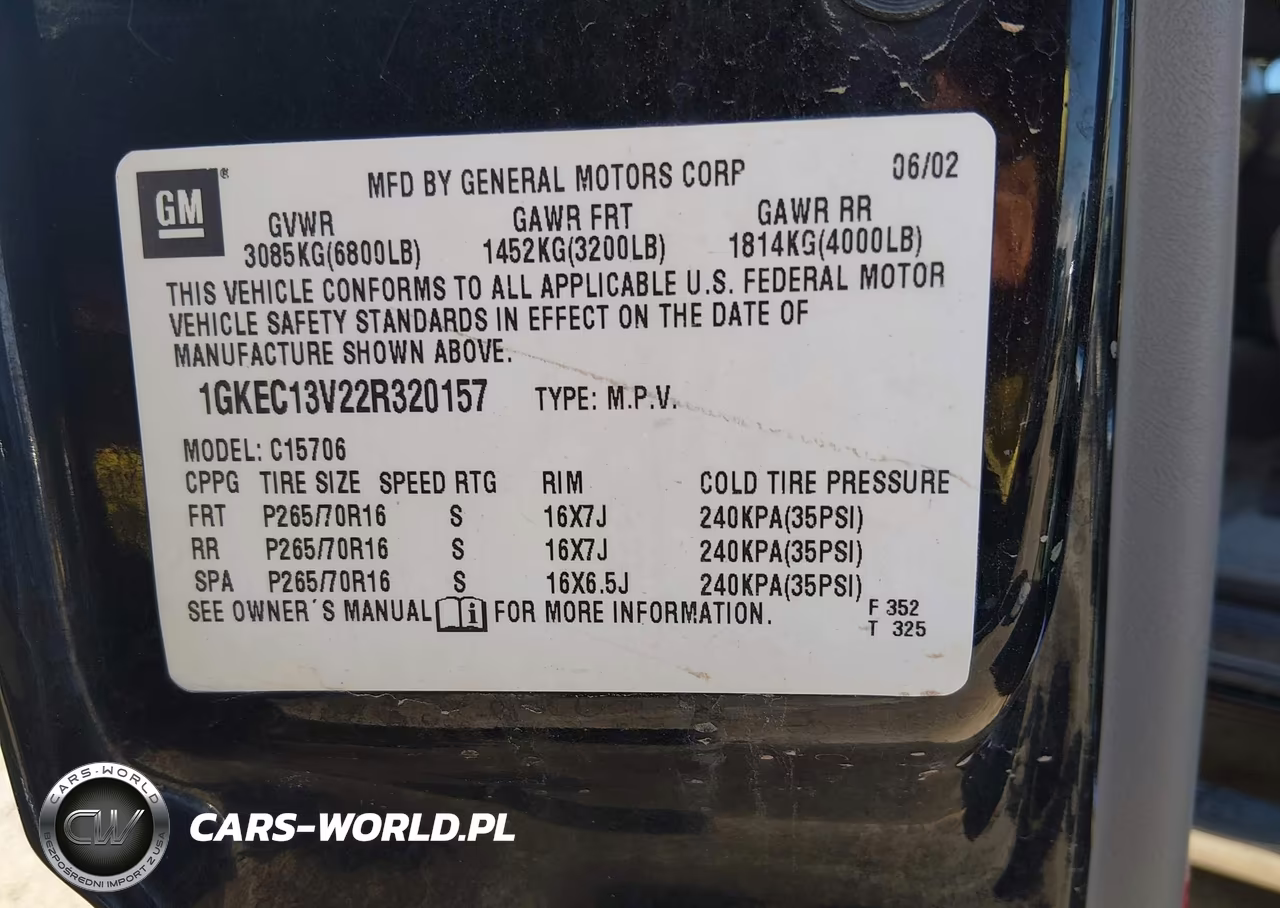 2002 GMC Yukon Sle VIN:1GKEC13V22R320157 - 9