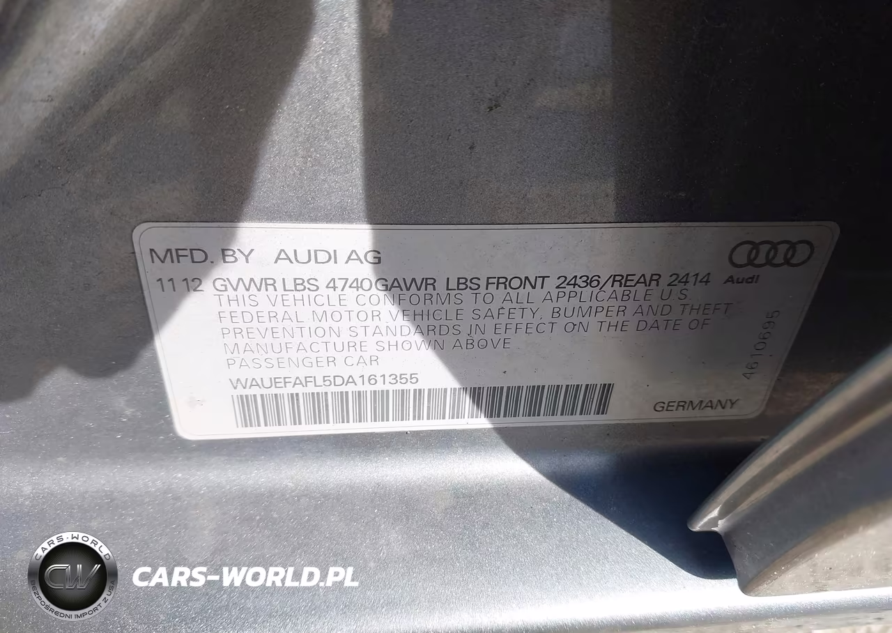 2013 Audi A4 2.0T Premium VIN:WAUEFAFL5DA161355 - 9