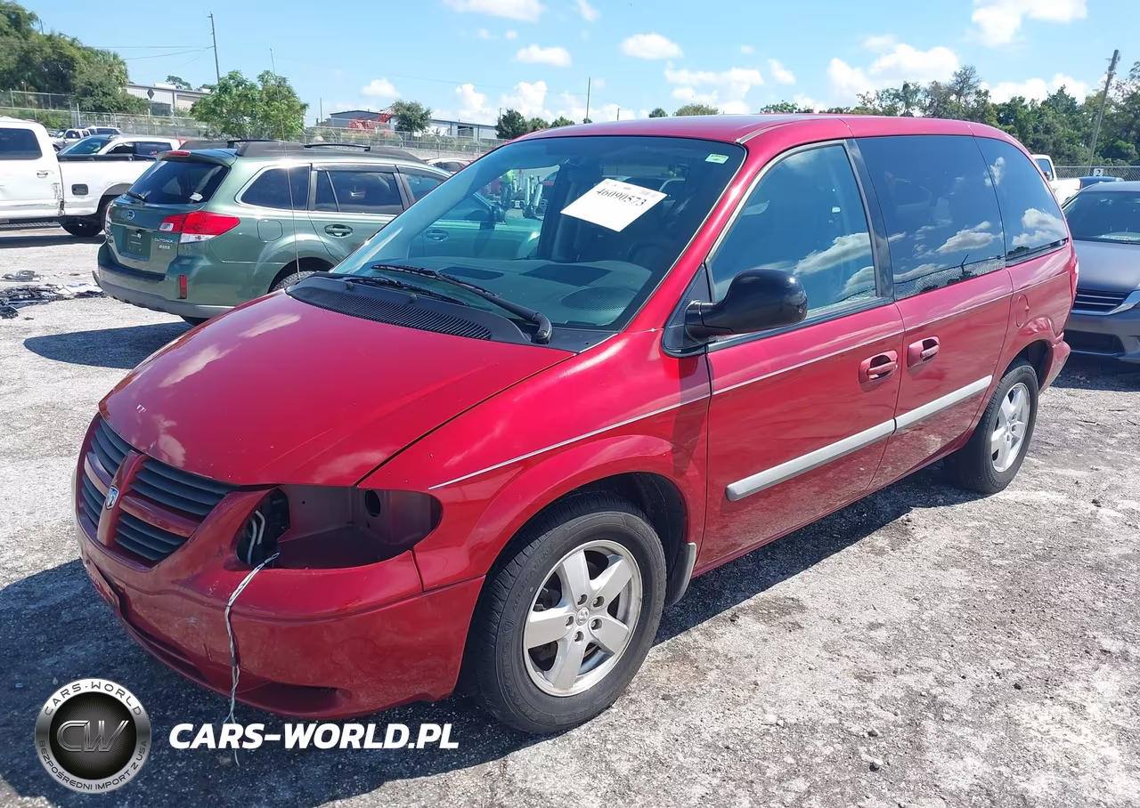 2006 Dodge Caravan Sxt VIN:1D4GP45R06B738938 - 2