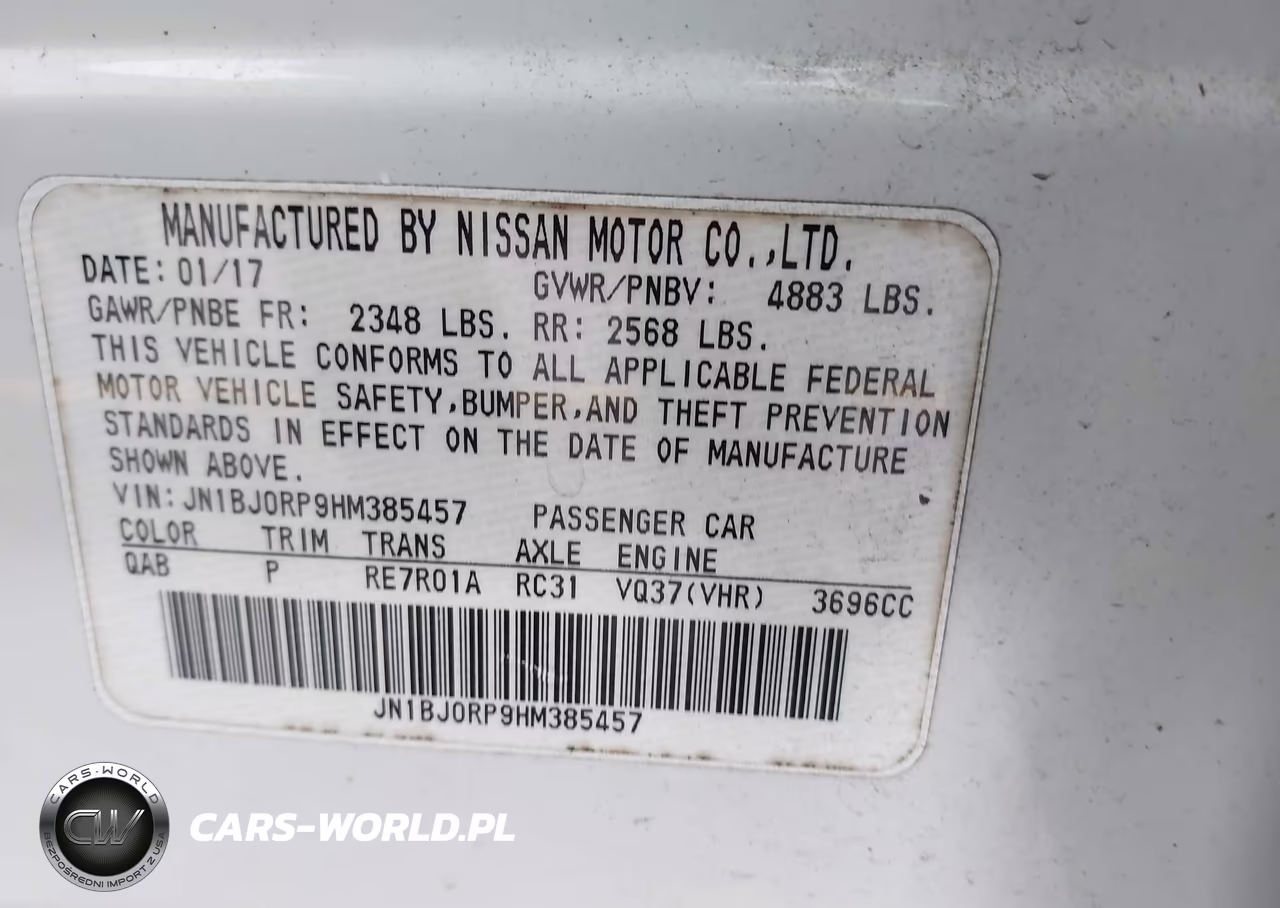 2017 Infiniti Qx50 VIN:JN1BJ0RP9HM385457 - 9
