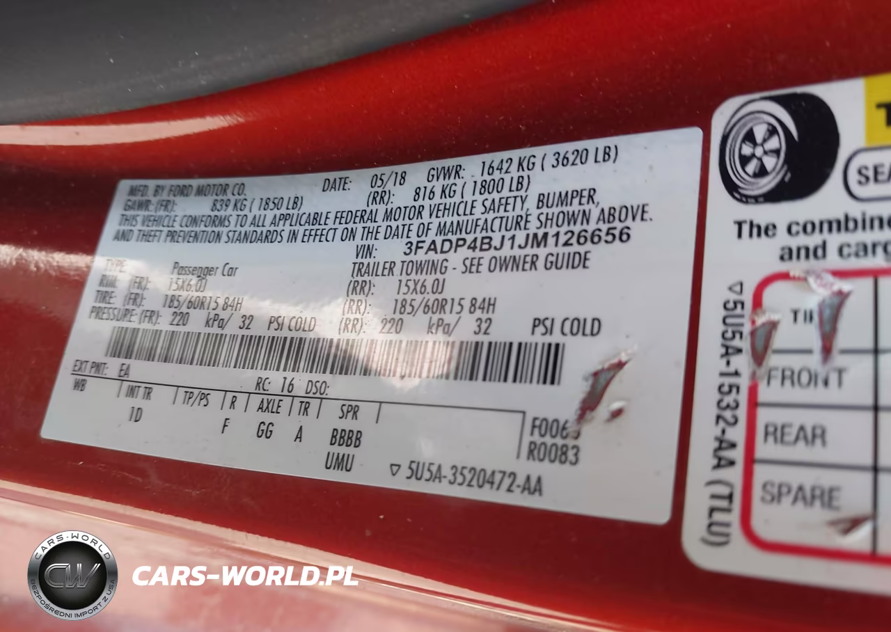 2018 Ford Fiesta Se VIN:3FADP4BJ1JM126656 - 9