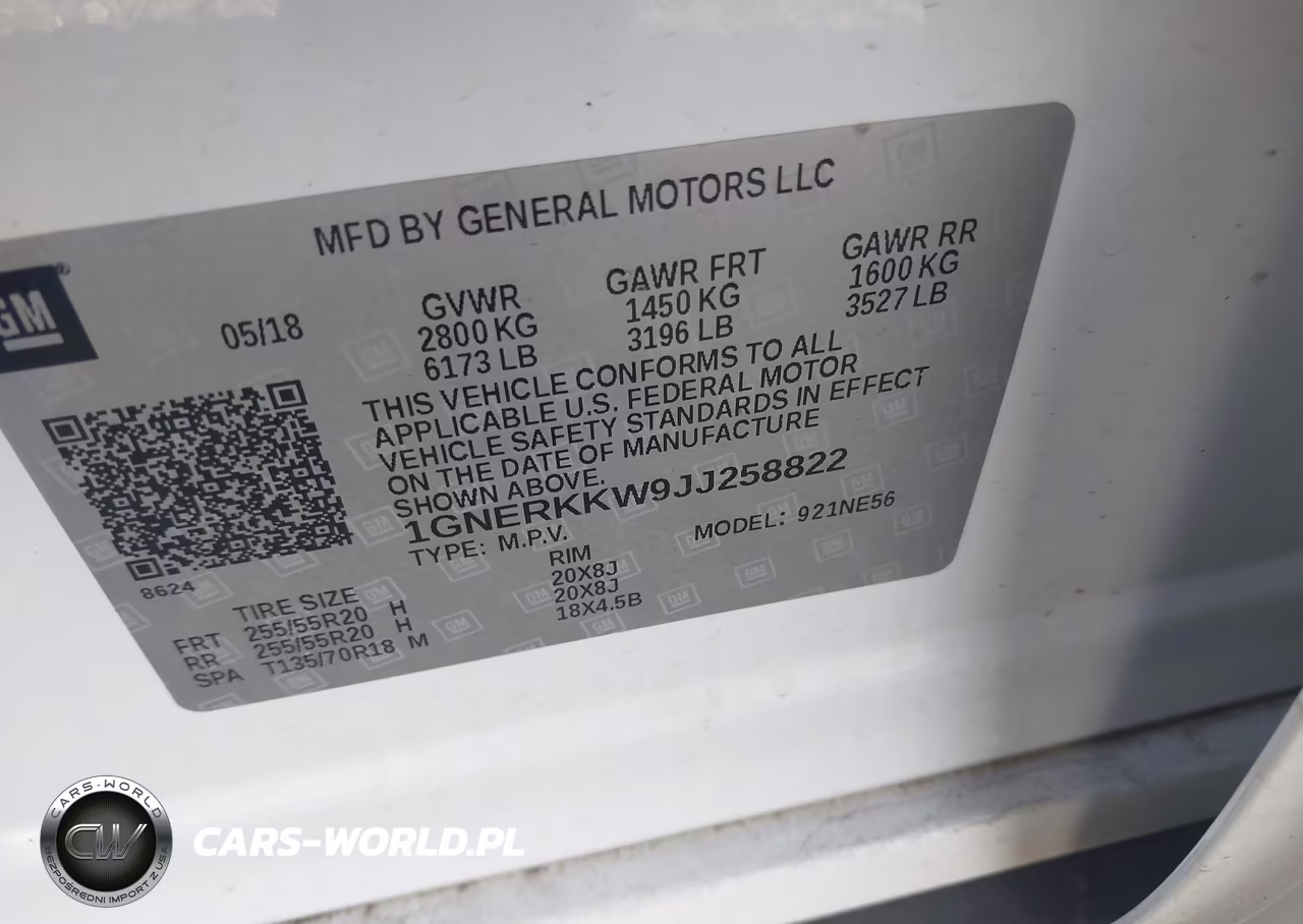 2018 Chevrolet Traverse Premier VIN:1GNERKKW9JJ258822 - 9
