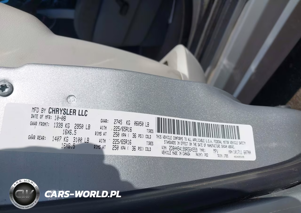 2009 Dodge Grand Caravan Sxt VIN:2D8HN54199R564559 - 9