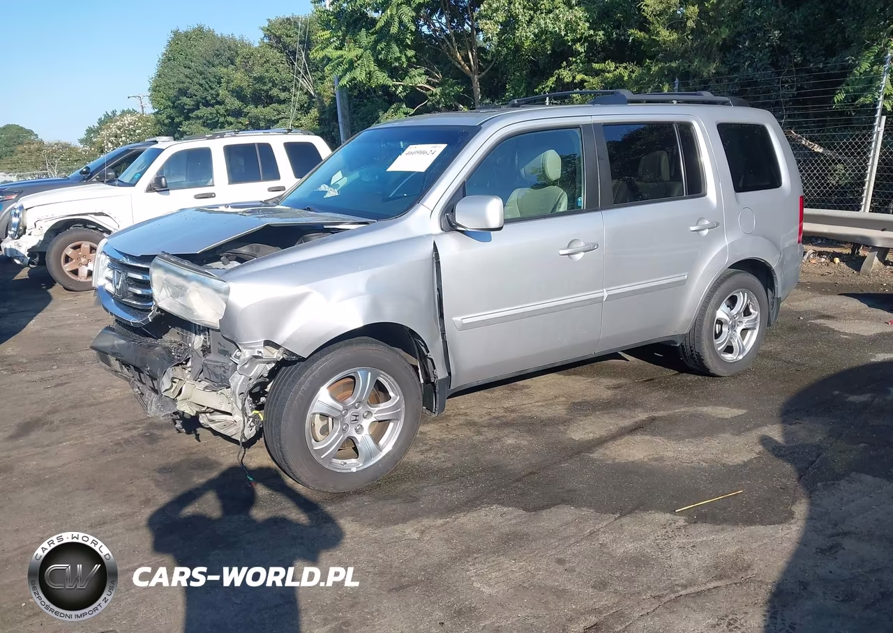 2013 Honda Pilot Ex-L VIN:5FNYF3H59DB020662 - 2