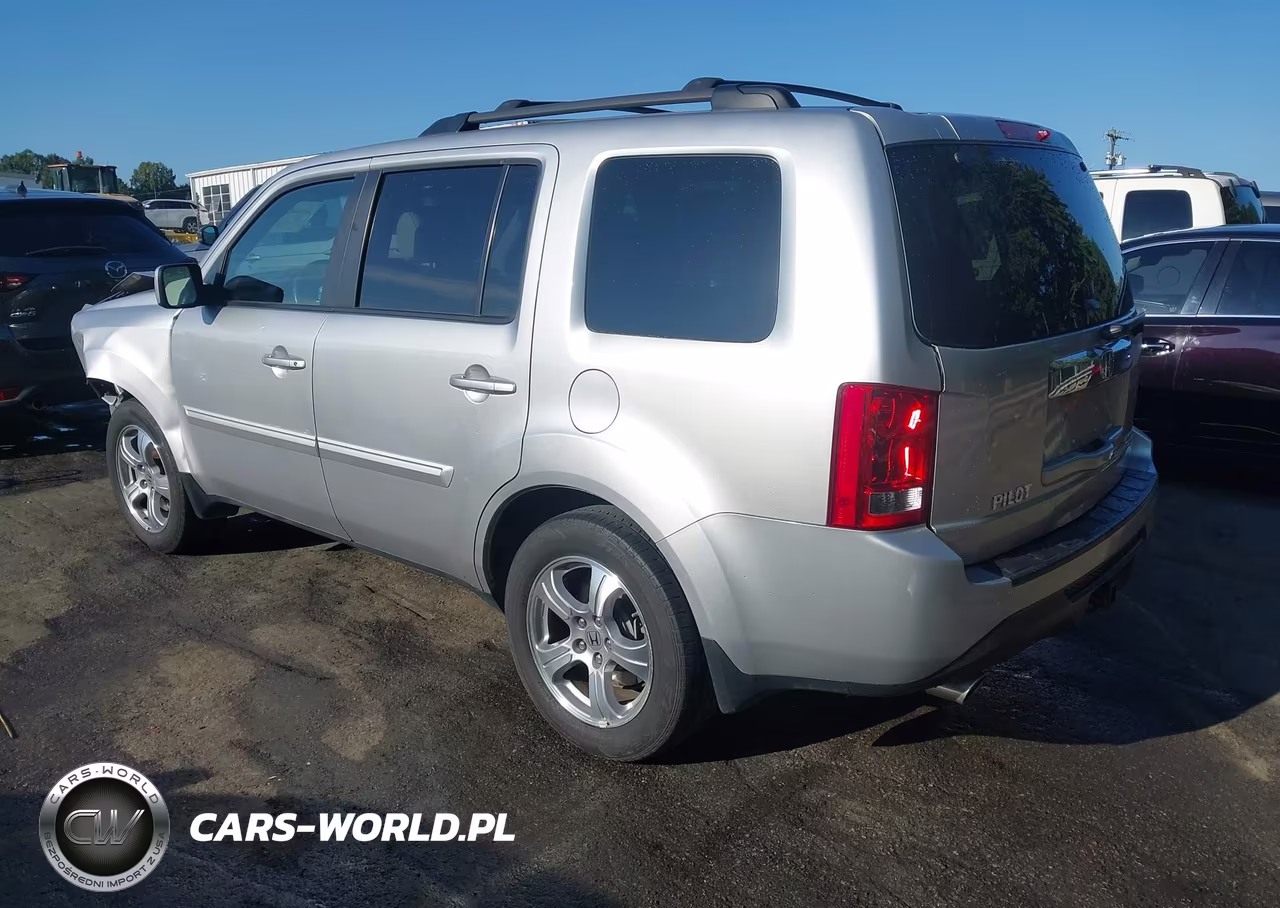 2013 Honda Pilot Ex-L VIN:5FNYF3H59DB020662 - 3