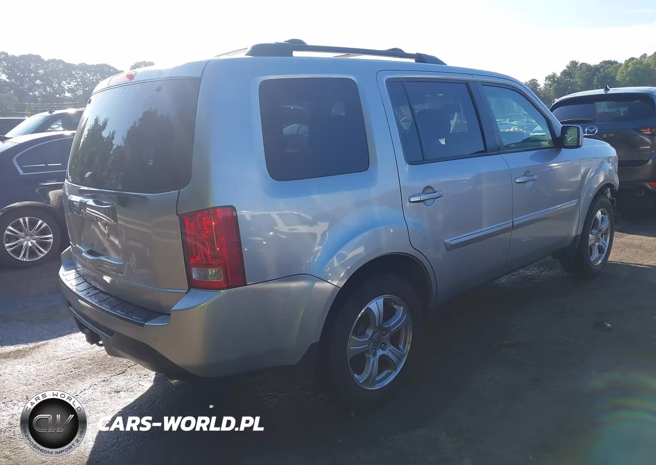2013 Honda Pilot Ex-L VIN:5FNYF3H59DB020662 - 4