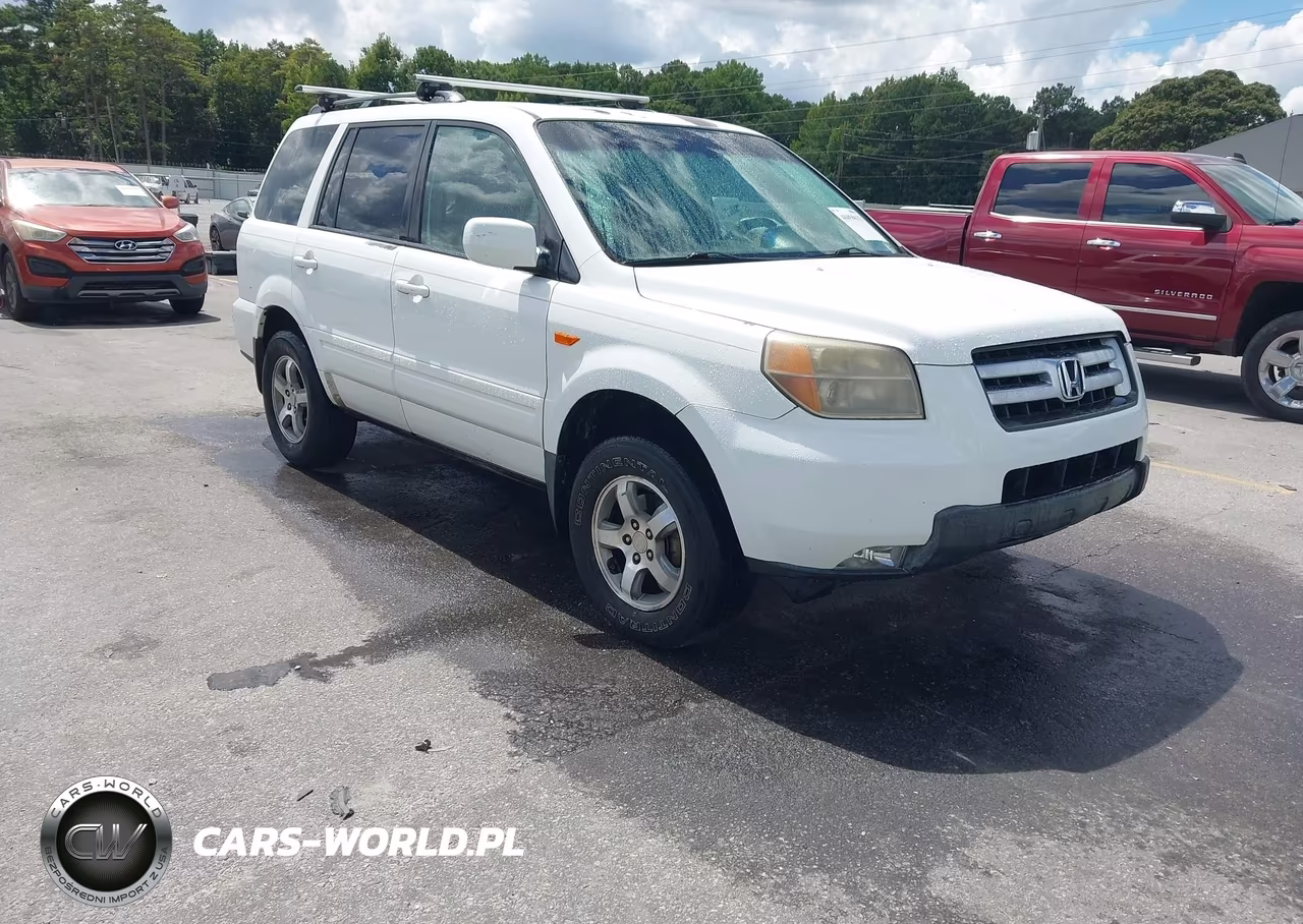 2007 Honda Pilot Ex-L VIN:5FNYF285X7B017929 - 1