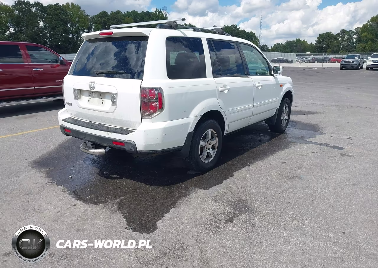 2007 Honda Pilot Ex-L VIN:5FNYF285X7B017929 - 4