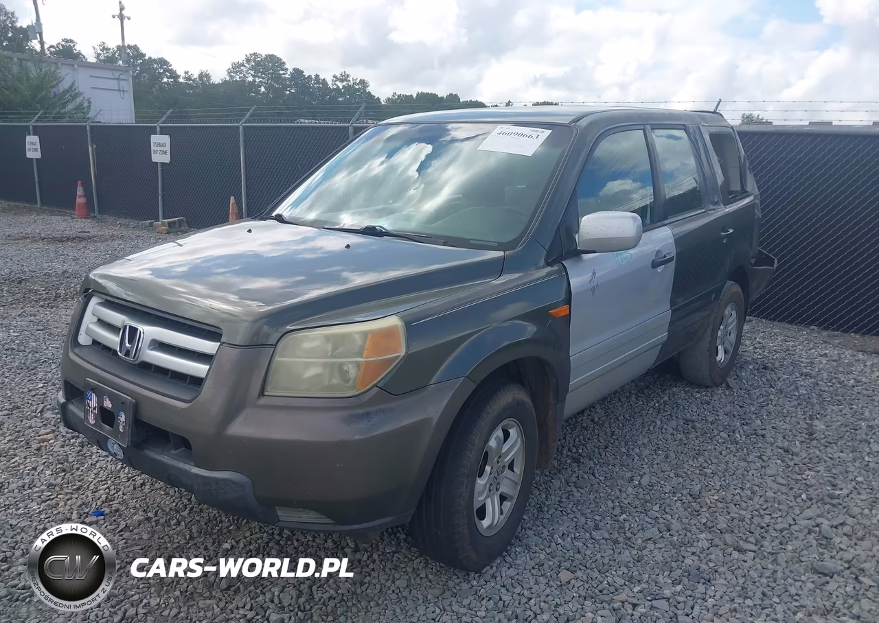 2006 Honda Pilot Lx VIN:5FNYF28116B026692 - 2