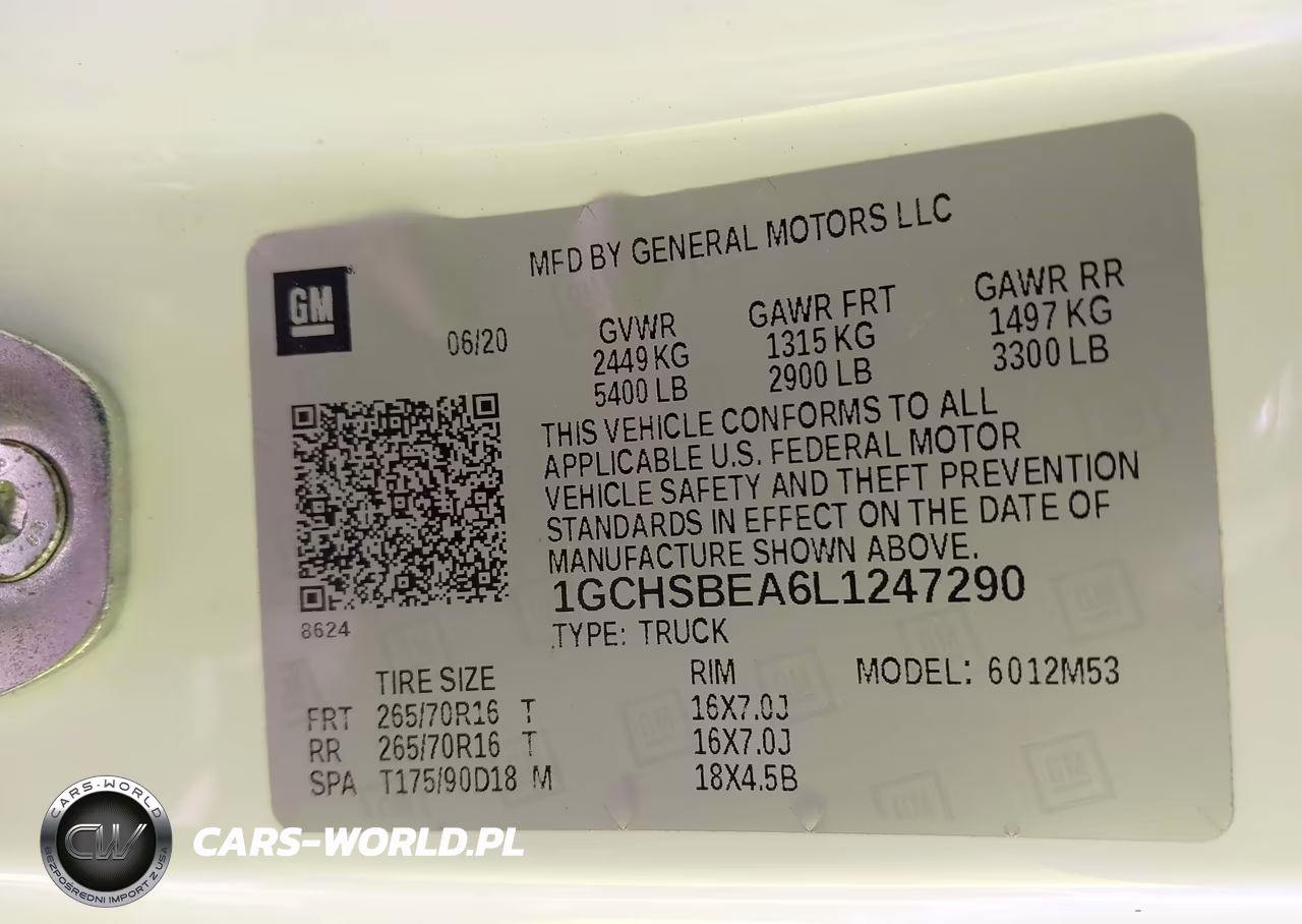2020 Chevrolet Colorado 2Wd Long Box Wt VIN:1GCHSBEA6L1247290 - 9