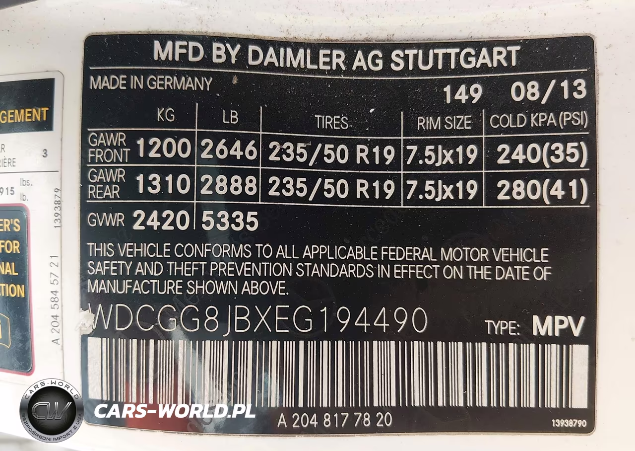 2014 Mercedes-Benz Glk 350 4Matic VIN:WDCGG8JBXEG194490 - 9