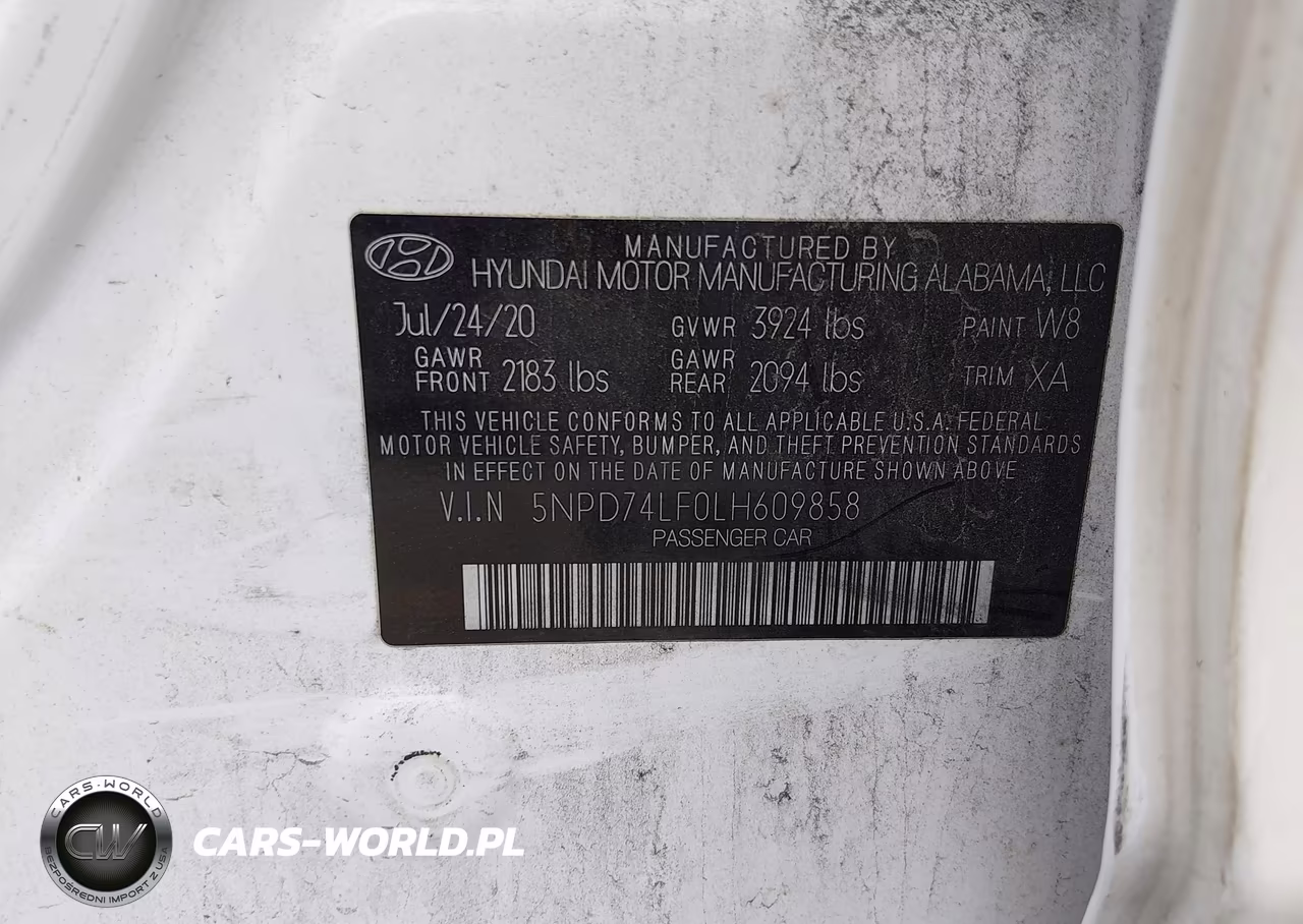 2020 Hyundai Elantra Se VIN:5NPD74LF0LH609858 - 9