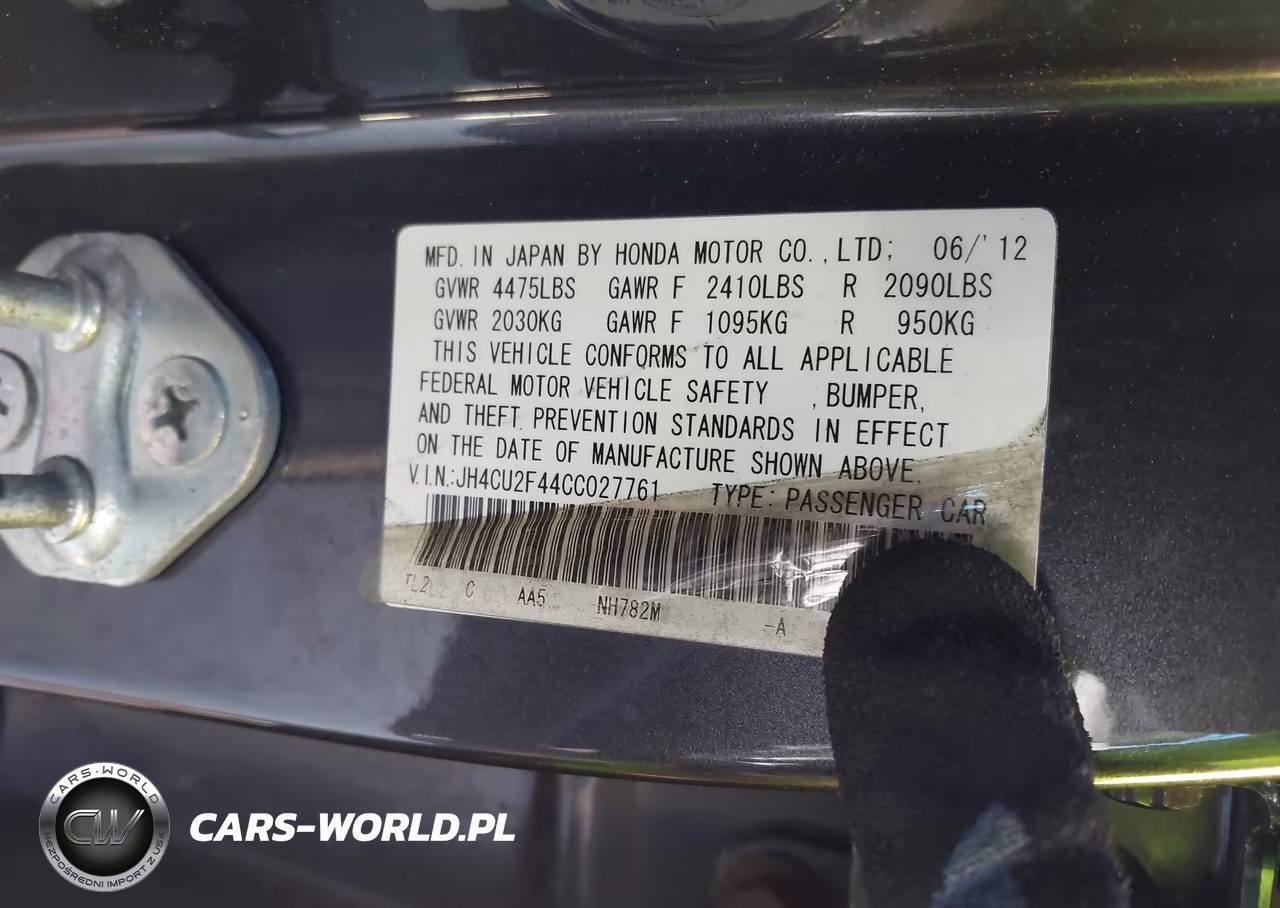 2012 Acura Tsx 2.4 VIN:JH4CU2F44CC027761 - 9