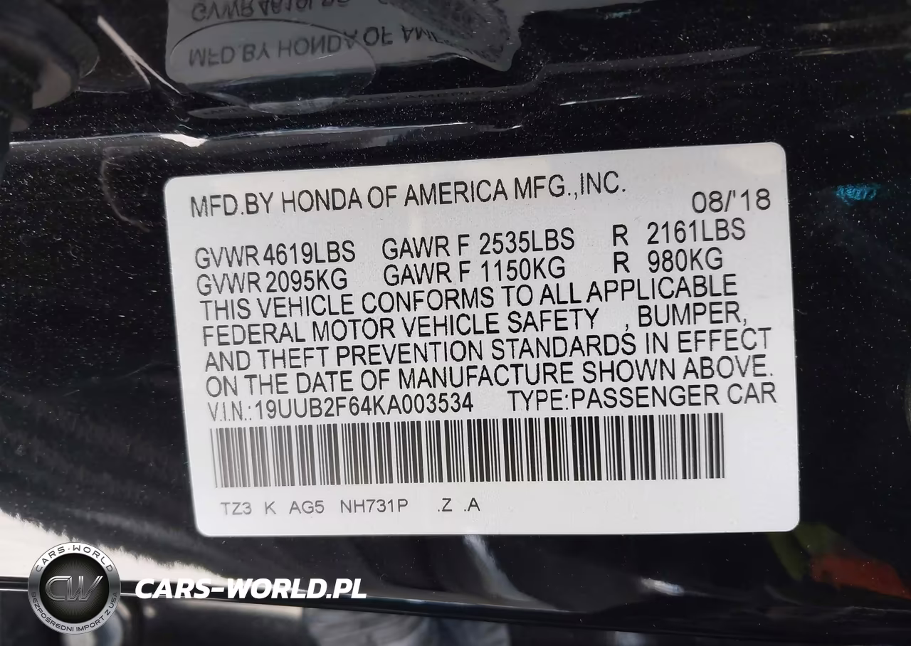 2019 Acura Tlx Tech A-Spec Pkgs VIN:19UUB2F64KA003534 - 9