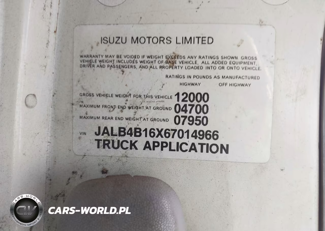 2006 Isuzu W3S042 Npr Dsl Reg VIN:JALB4B16X67014966 - 8