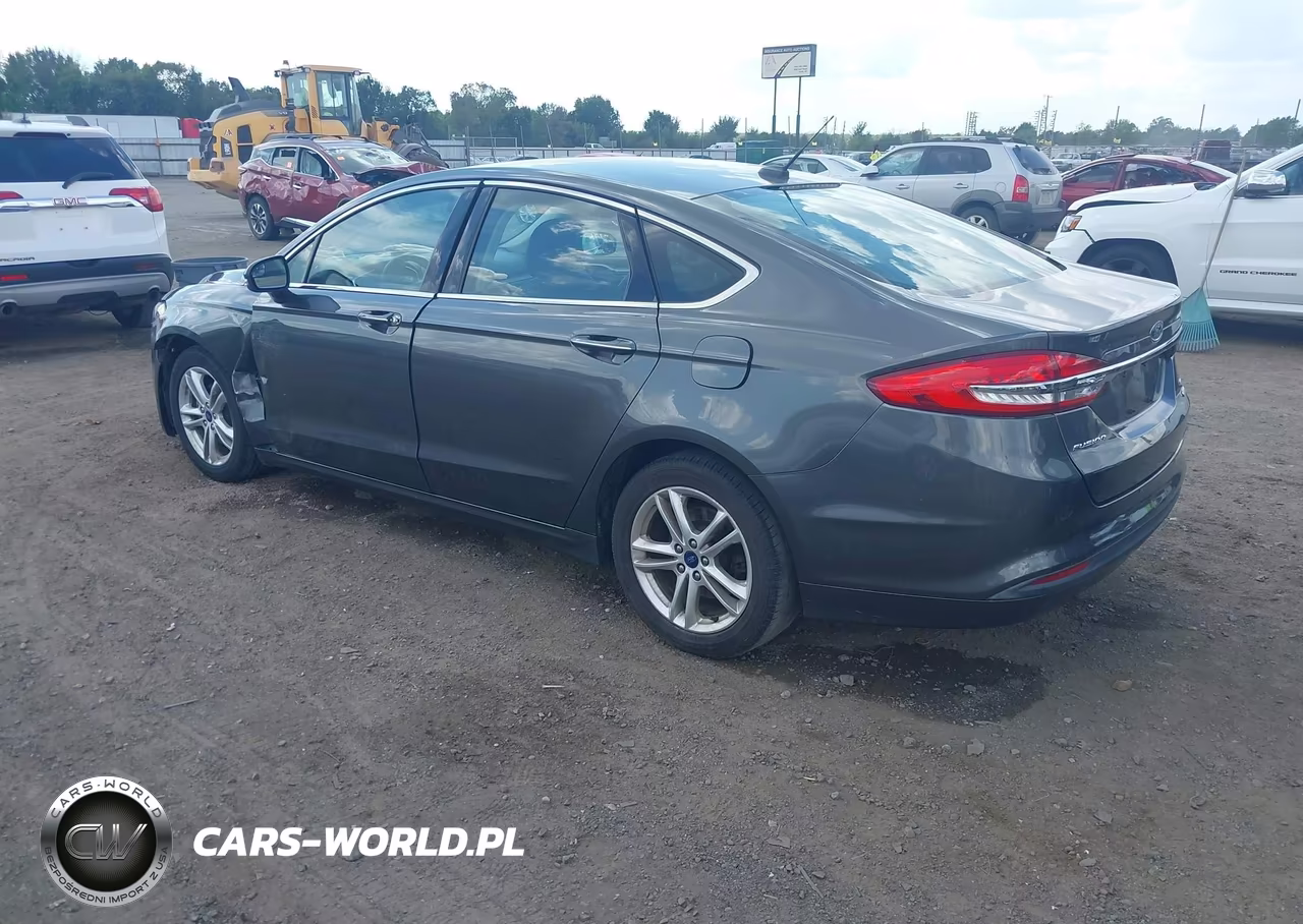 2018 Ford Fusion Se VIN:3FA6P0HD7JR189167 - 3