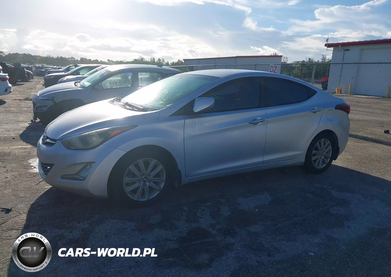 2015 Hyundai Elantra Se VIN:KMHDH4AE8FU355507 - 2